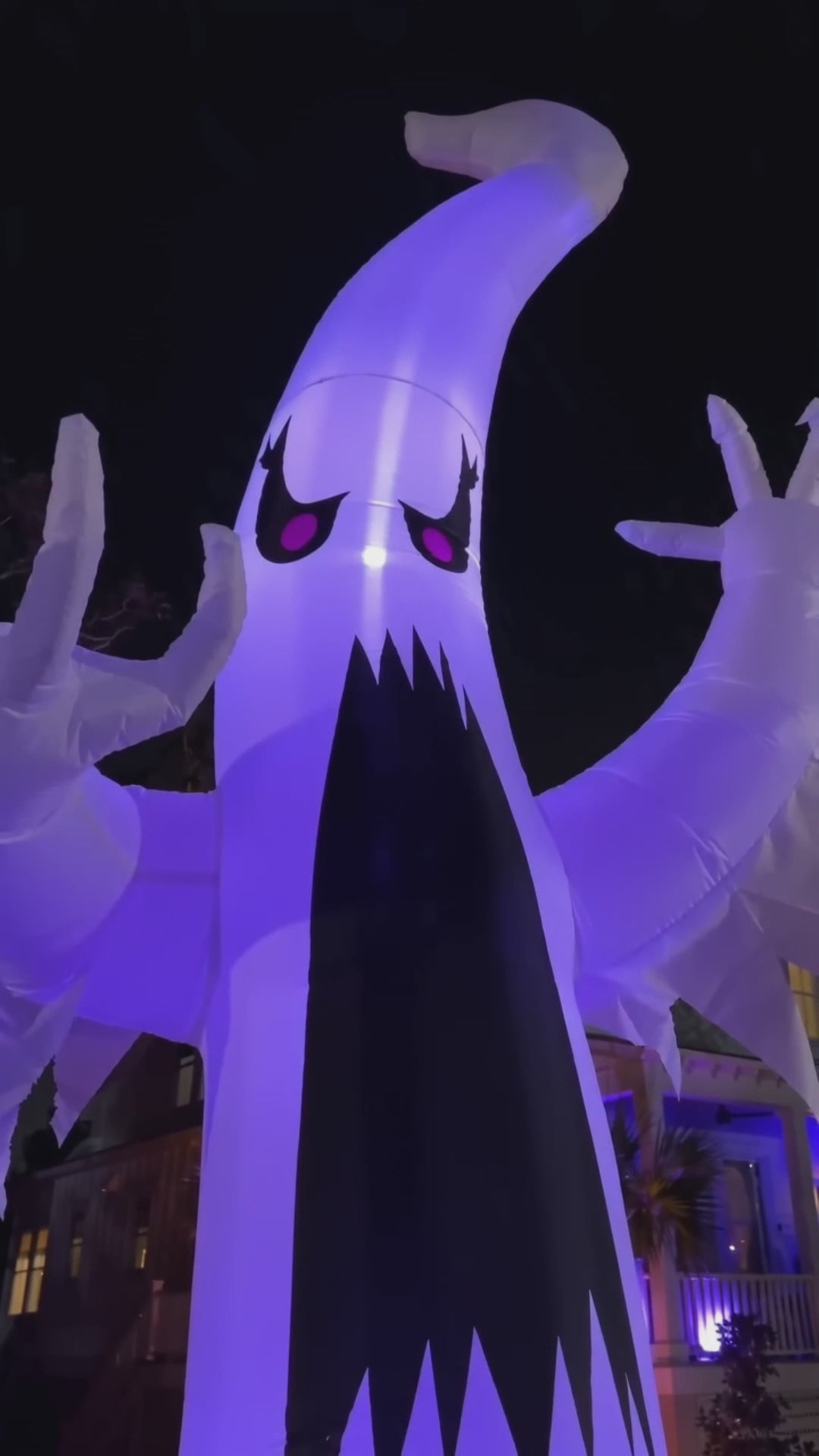 Giant Inflatable Ghost LED Halloween Yard Decoration
